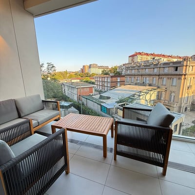Аренда светлой 2-комнатной квартиры, 52 м², Белград, Сербия